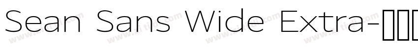 Sean Sans Wide Extra字体转换 Sean Sans Wide Extra字体转换